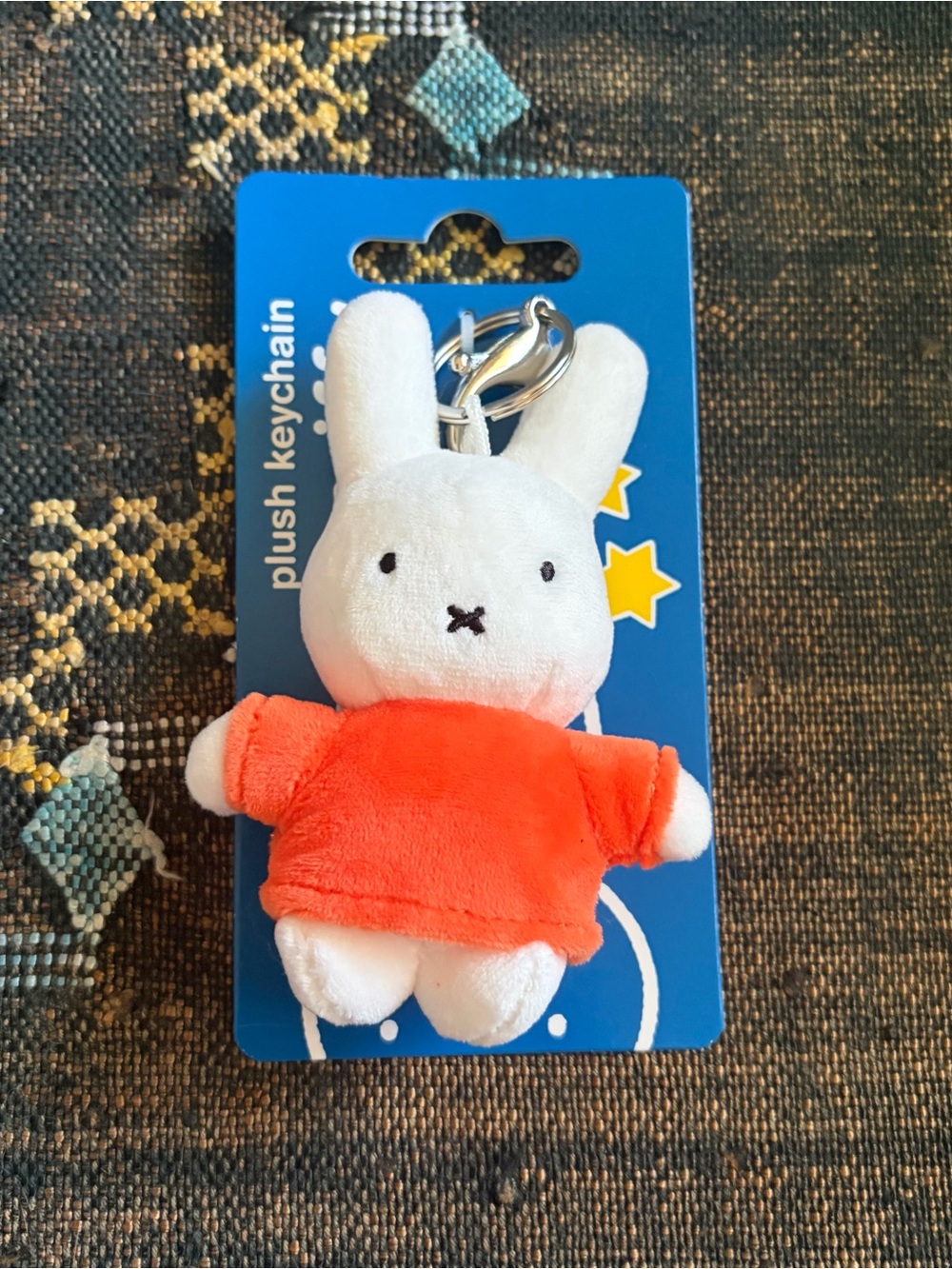 NWT Smoko Miffy Plush Pendant in Orange dress